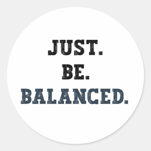 Wees evenwichtig - Accountants - Mindfulness Ronde Sticker (Voorkant)