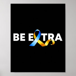Wees Extra Downsyndroom Bewustzijnsmaand Poster