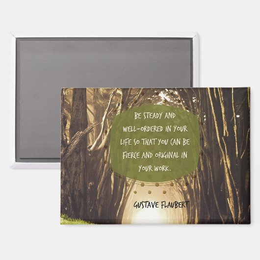 Wees fel en origineel magneet (Voorkant / Achterkant)