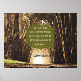 Wees fel en origineel poster