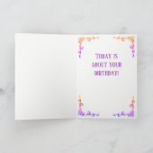 Wees fel, het is je sentimentele verjaardag kaart (Binnen)