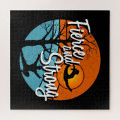 Wees fel, wees sterk vrouwen gymnastiek legpuzzel (Horizontaal)