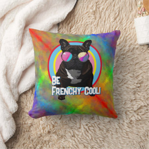 Wees frenchy cool kussen