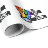 Wees Gay Do Crime Cadeaupapier (Rol Hoek)