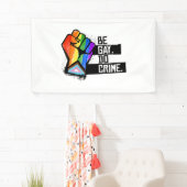 Wees Gay Do Crime Spandoek (Insitu)