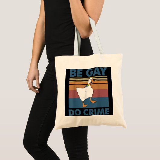 Wees Gay Do Crime Tote Bag (Voorkant (product))