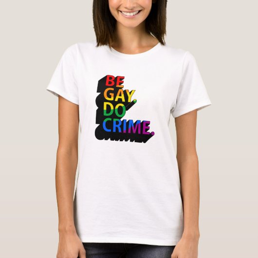 WEES GAY DOE MISDAAD T-SHIRT (Voorkant)