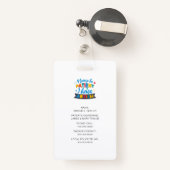 Wees geduld als ik een aangepast autisme heb badge (Achterkant met intrekbare)