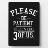 Wees geduld, we zijn er als drie fotoplaat (voorkant)