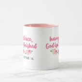 Wees geduldig, God is niet klaar // Bijbelse versi Mok (Midden)