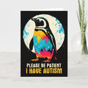 Wees Geduldig Ik Heb Autisme - Autisme Bewustzijn Kaart