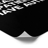 Wees geduldig, ik heb autisme, autisme poster (Hoek)