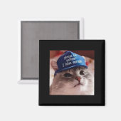 Wees geduldig ik heb autisme kat grappig magneet (Voorkant / Achterkant)