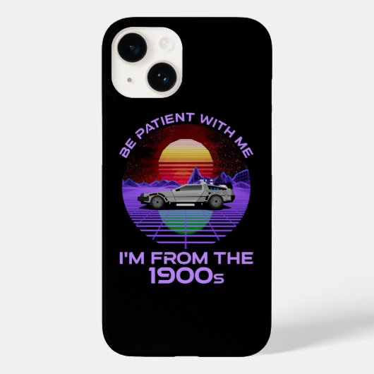 Wees geduldig, ik kom uit de jaren 1900 Case-Mate iPhone case (Achterkant)