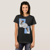 Wees geduldig Im moeilijk te horen T-shirt (Voorkant volledig)