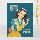 Wees Geduldig Kaart (Gele Bloem)