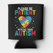 Wees geduldig met mij. Ik heb kennis van autisme Blikjeskoeler (Voorkant)