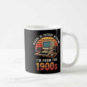 Wees geduldig vanaf de 1900s retro Vintage Koffiemok