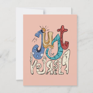 Wees gedurfd, wees jezelf: wees jezelf - zelfliefd briefkaart