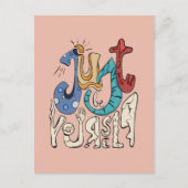 Wees gedurfd, wees jezelf: wees jezelf - zelfliefd briefkaart (Voorkant)