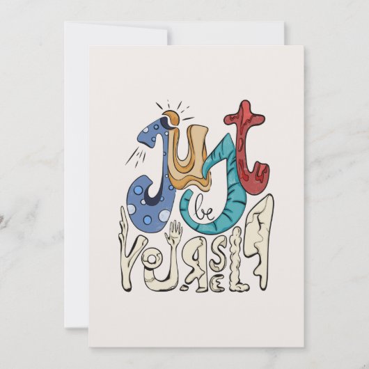 Wees gedurfd, wees jezelf: wees jezelf - zelfliefd kaart (Voorkant)