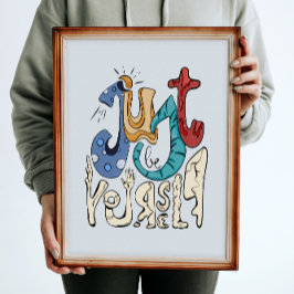 Wees gedurfd, wees jezelf: wees jezelf - zelfliefd poster