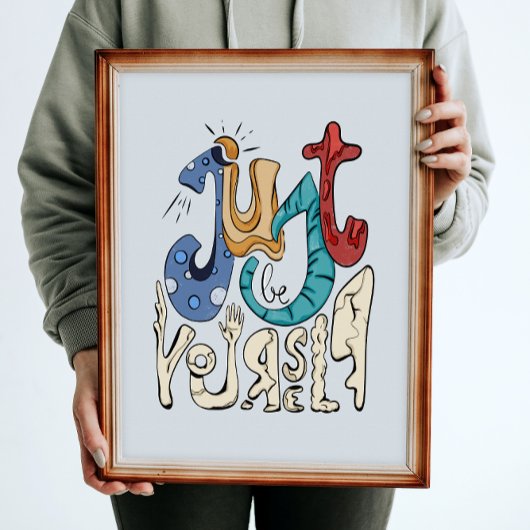 Wees gedurfd, wees jezelf: wees jezelf - zelfliefd poster