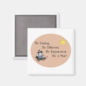 Wees gedurfde magneet (Voorkant / Achterkant)