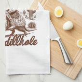Wees geen Armadillhole Theedoek (Quarter Fold)