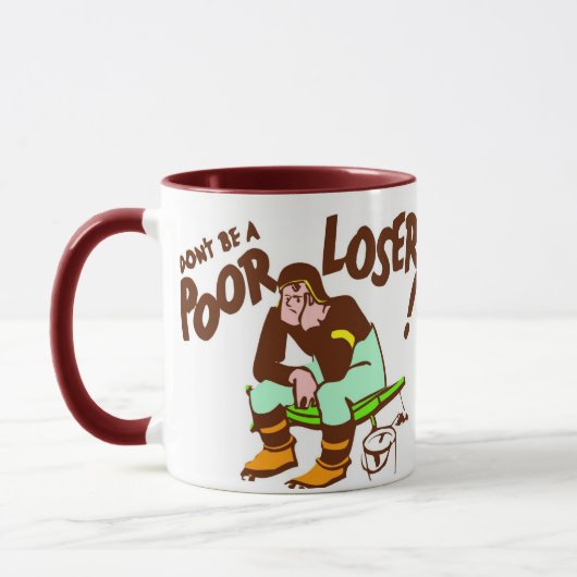 Wees geen arme Loser Mok (Links)