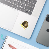 Wees geen Asquatch Sasquatch Bigfoot Vinyl Sticker (Laptop met iPhone)