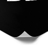 Wees geen belemmering als dragoreptiel donkere bg poster (Hoek)