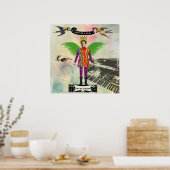 Wees geen belemmering maar een koningin-Poster. Poster (Keuken)