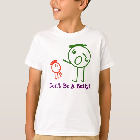 Wees geen Bully! T-shirt van het kind (Voorkant)