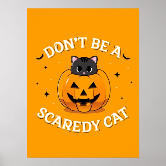 Wees geen caredy Cat Poster (18x24) (Voorkant)