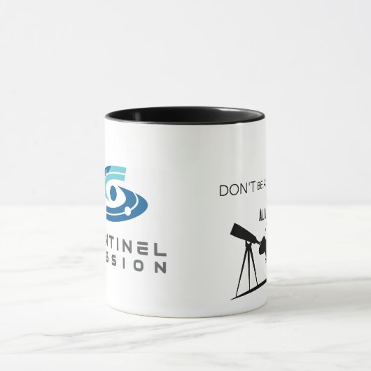 Wees geen Dinosaur-Mok Mok (Midden)