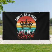 Wees geen drag banner (Buitenkant)