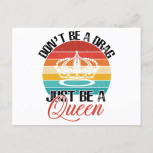 Wees geen drag Briefkaart