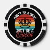 Wees geen drag poker chips (Voorkant)