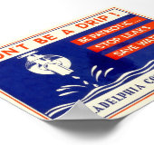 Wees geen druppel! Wees patriottisch... Stop lekke Poster (Hoek)