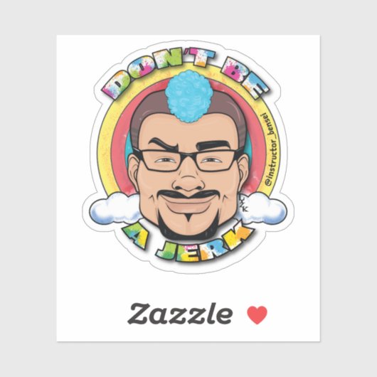 Wees geen eikel sticker (Vel)