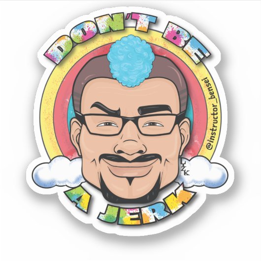 Wees geen eikel sticker (Voorkant)