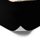 Wees geen ESC Grappig Keyboard Pun Dark BG Poster (Hoek)