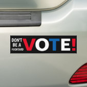Wees geen F-tard-STEM! Bumpersticker (Op auto)