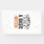 Wees geen gewone Heks Vintage Halloween Spandoek (Horizontaal)