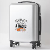 Wees geen gewone heks Vintage Halloween Sticker (Koffer)
