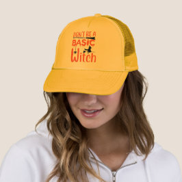 Wees geen gewone Heksen Halloween Trucker Pet