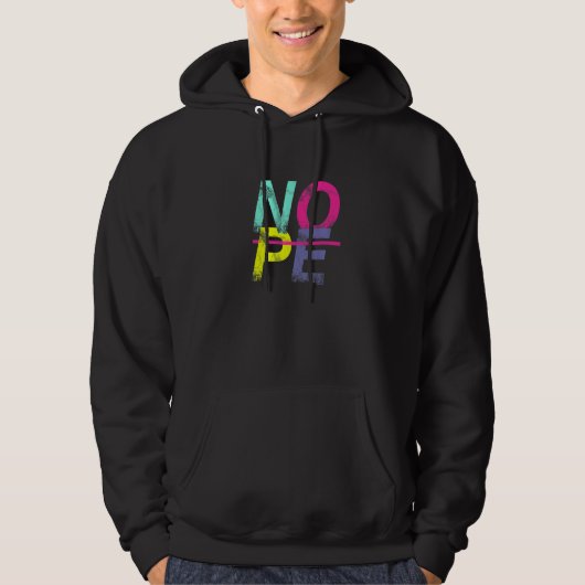Wees geen ja persoon, zeg gewoon nee 33 hoodie (Voorkant)