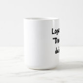 Wees geen mok! koffiemok (Center)