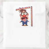 Wees Geen Mondademer Sticker (geen logo) (Tas)